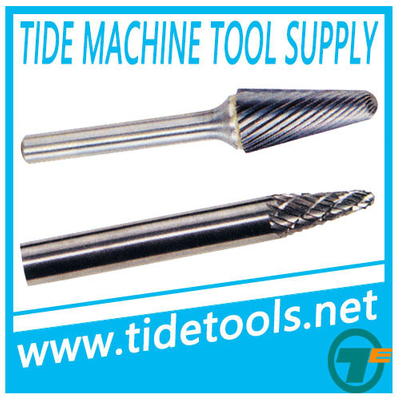 Carbide Burrs with Taper or Cone Radius End