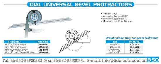 Dial Universal Bevel Protractor